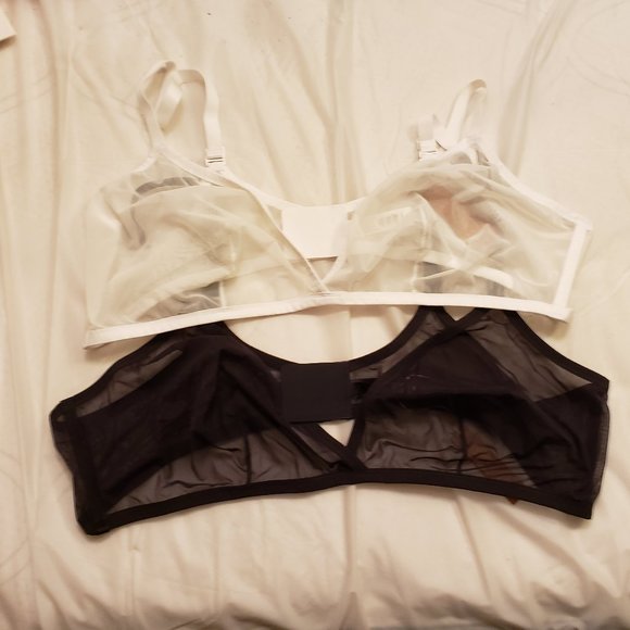 Skims Ultrafine Mesh Triangle Bra, pack of two - Picture 2 of 6